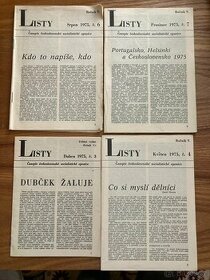 Listy - časopis čs. socialistické opozice (1975)