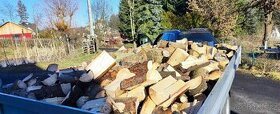 Palivové dřevo -  štípané / špalky - 1