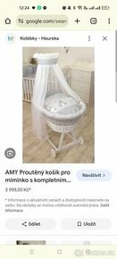 Proutěný košík pro miminko