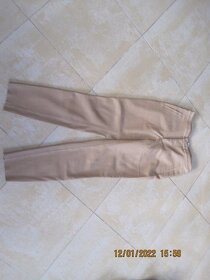 Kalhoty béžové (imitace kůže) ORSAY, vel. 36