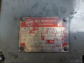 Prodám třifázový motor 4kW 1440ot.