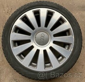 Sada originál AUDI 8.5x19" ET45 5x112x57 a Nokian