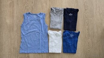 H&M tílka 5 ks vel 134/140 - 1