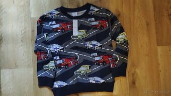 Lindex mikina silnice auta vel.116