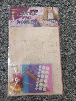 Nábytek pro panenky dřevěný - puzzle