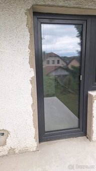Nové 2ks Balkonové dveře Vekra Antracit
