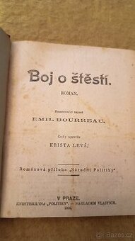 Boj o štěstí,román. - 1