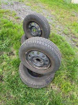 4x100 165/70 R13 kola včetně pneu
