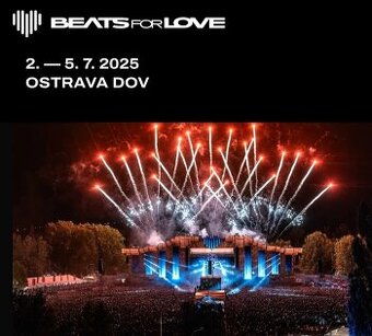 BEATS FOR LOVE Ostrava - Nabízím 3 permanentky.