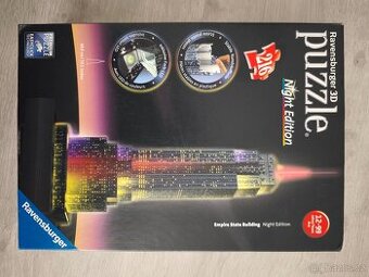 3D puzzle s led diodou