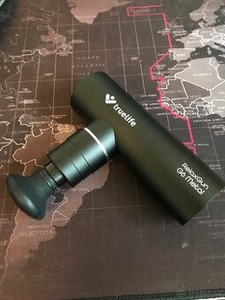 Kovová masážní pistole TrueLife RelaxGun G6
