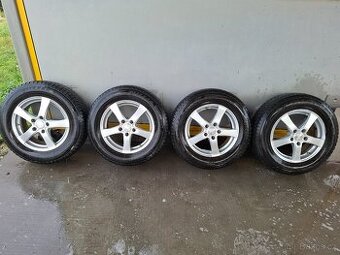 Alu 5x114,3 r16 zimní pneumatiky 215/65 r16 Bridgestone