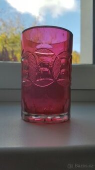 starožitná sklenice - Biedermeier