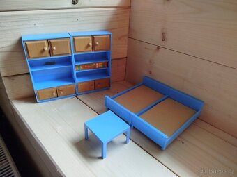 Retro nábytek pro panenky 70.-80. léta