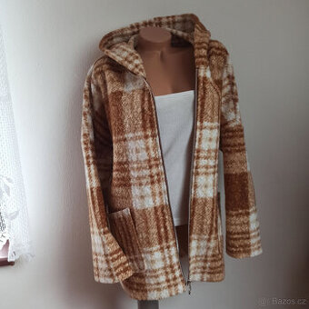 NOVÝ dámský podzimní kabátek s kapucí XL - XXL