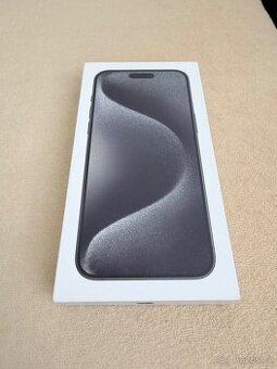 Krabička iPhone 15 pro max 256gb black titanium