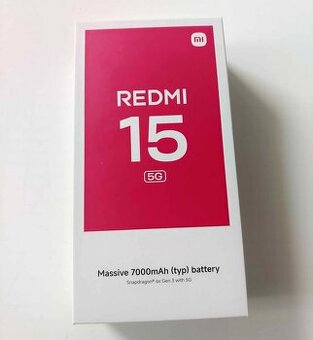 Xiaomi Redmi 15 5G černá