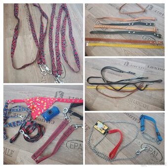 Potřeby pro psy - obojky, kšíry, vodítka, atd.