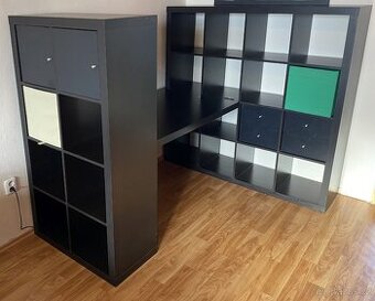 Kancelářský kout Ikea Kallax