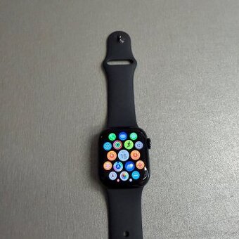 Apple Watch 7 41mm cellular, pěkný stav, 12 měsíců záruka