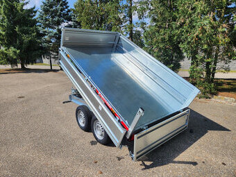 Hydraulická sklopka O1 - řidičák B,nápravy 2x750kg, ALU boky