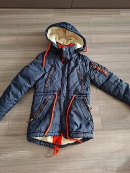 Teplá dětská zimní bunda