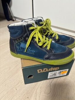 Celoroční kožené boty D.D.Step vel.33