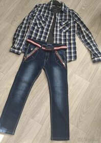 2x rifle  vel.134-140+triko+ košile