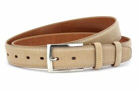 Pánský kožený opasek M3511 o šířce 3,5 cm