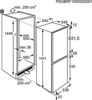 Chladnička Electrolux LNT3LF14S