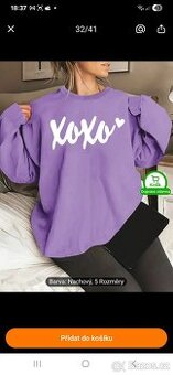 Dámská mikina nadměrné velikosti