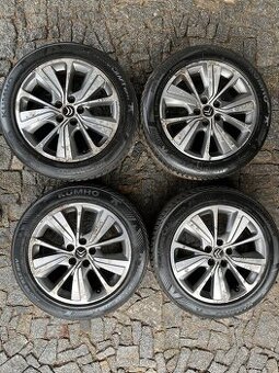 Alu kola Citroen + zimní pneu Kumho 205/55 R 17 95 V