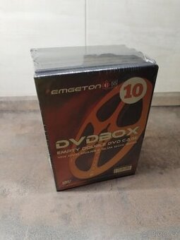 10 x krabička box na CD DVD