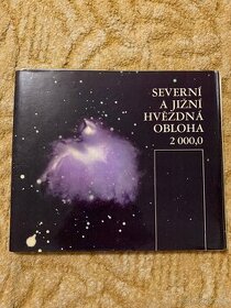 Severní a jižní hvězdná obloha 2 000,0