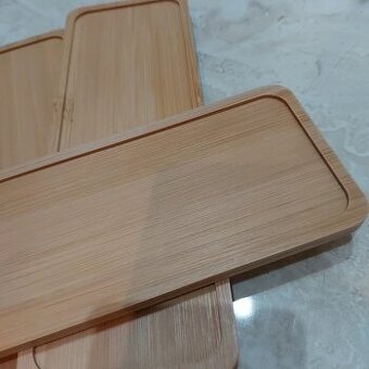 Dekorativní podnosy z bambusu - SADA