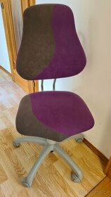 Rostoucí židle ELEN S-LINE - fialovo-šedá