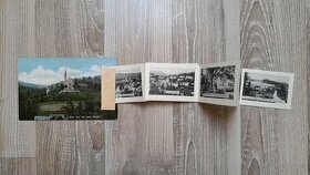 Stará pohlednice s leporelem Jánské Lázně - 1