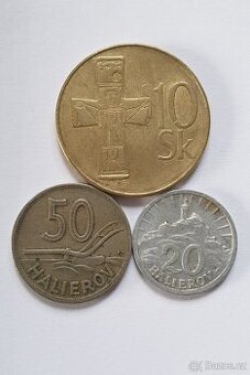 Mince Slovenský štát, Slovensko 3 ks - 1