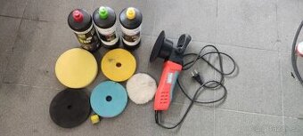 Prodám leštící set na autolaky, leštící pasty, příslušenství
