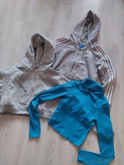 2 x Krátká mikina a triko, vel. Xs, Addidas.