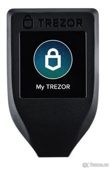 Hardwarová peněženka Trezor, model T + ochranné sklo