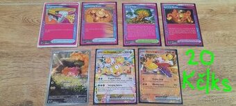 Pokémon karty EX a další