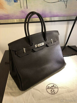 Kabelka Hermes Birkin 35 Togo, hnědá, nenošená - 1