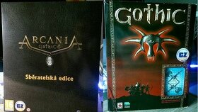 Gothic 1 CZ big box + Arcania sběratelská edice