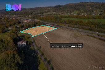 Prodej komerčního pozemku 8000 m², Návsí