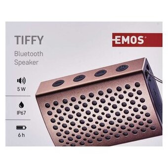 Bluetooth reproduktor Emos Tiffy, šedý
