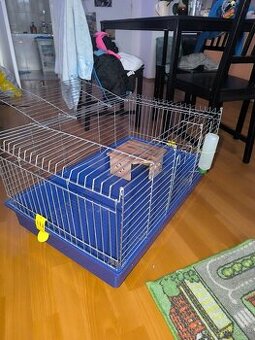 Klec s pitkem a domečkem