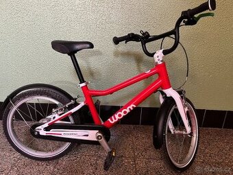 Dětské kolo Woom 3 červené 16”