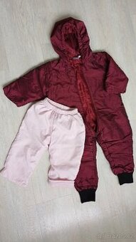 Zimní kombinéza a kalhoty vel. 74/80