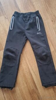 Zateplene šustakové  kalhoty a softhelove kalhoty